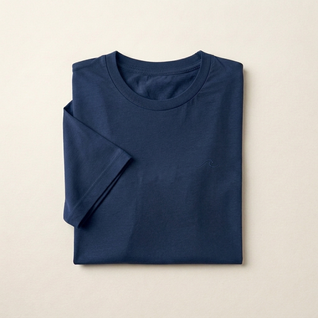Deep Ocean Blue folded