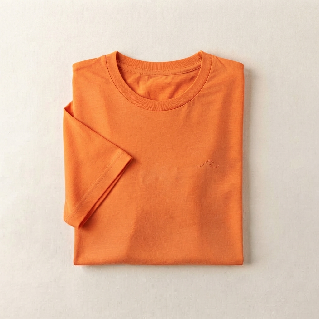 Sunset Orange folded